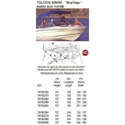 BIMINI BLANCO 107X198X245CM